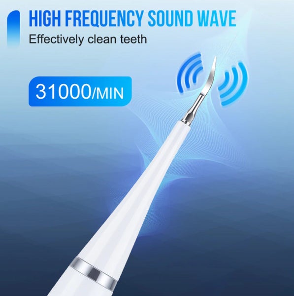 Ultrasonic Electric Sonic Dental Scaler 5 Modes + Toothbrush, Mirror, Cordless Carousel 11