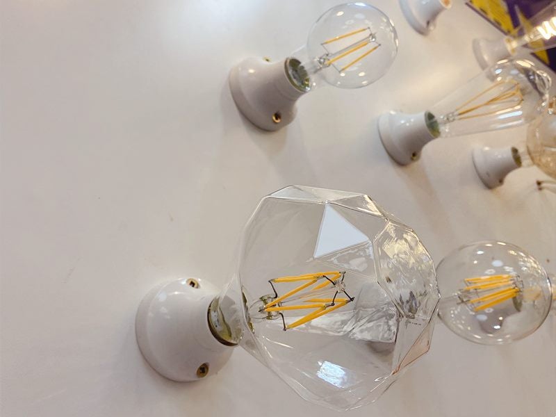 FREE SGIPPING, L101-K D95 4W LED Diamond Vintage Filament Light Bulb Carousel 6