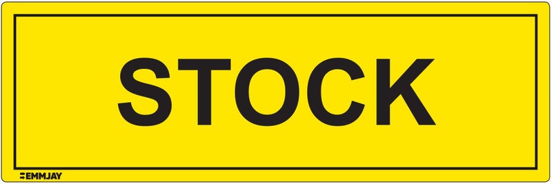 885 EMMJAY- Information Stock Sign 100 x 300mm Carousel 1