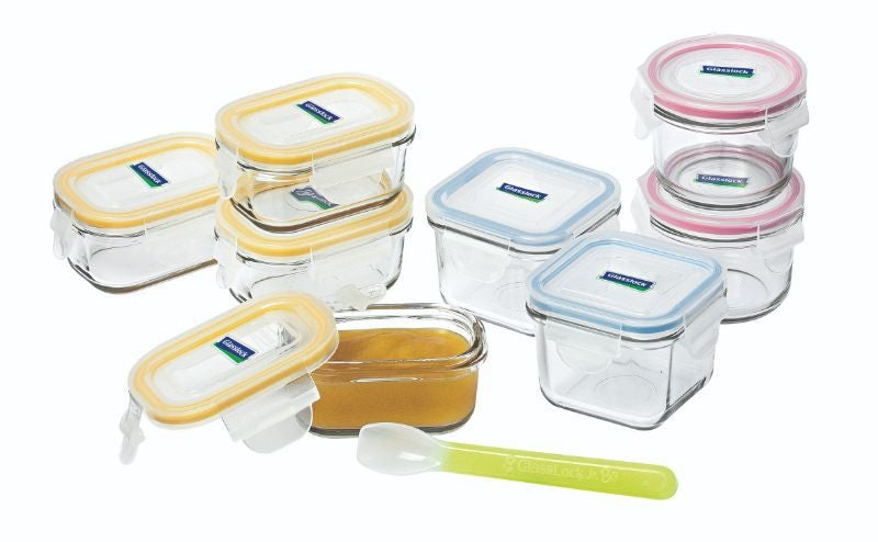 Baby Set and Spoon - GLASSLOCK Rectangle / Square / Round (9Pcs) Carousel 1