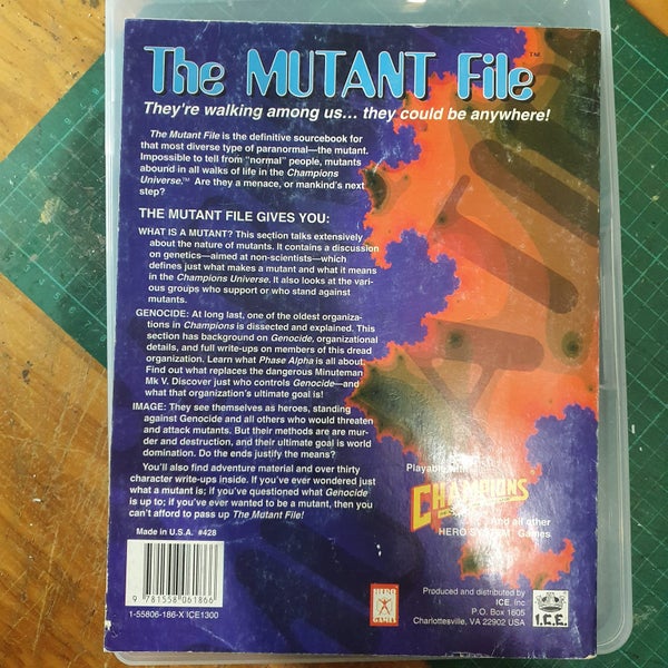 The Mutant File, Champions RPG Carousel 3