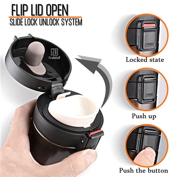 Water Bottle Double Walled 380ml Vacuum Insulated Travel Tea Coffee Flask Carousel 2