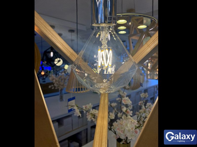 FREE SGIPPING, L101-K D95 4W LED Diamond Vintage Filament Light Bulb Carousel 2