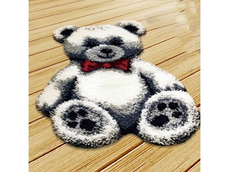 NUBECOM Cartoon Bear DIY Segment Embroidery Materials Latch Hook Carpet Carousel 2