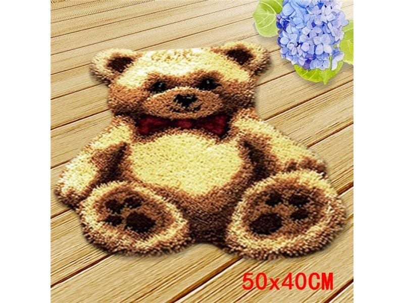Carpet Embroidery Latch Hook Kit Foamiran Cartoon Animal Undefined Latch Hook Carousel 1