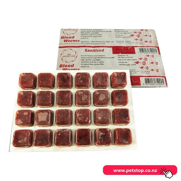 10 packs Frozen Bloodworms For Tropical Marine Fish and Turtle (100g each) Carousel 3