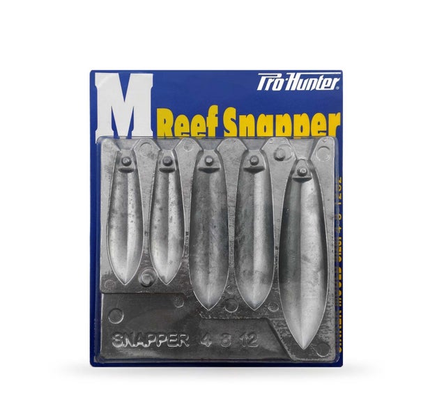 Pro Hunter Reef Sinker Mould Combo of 5 from 4oz to 12oz Carousel 1
