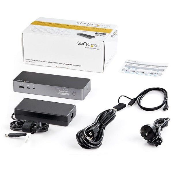 StarTech.com DK30C2DPEP USB-C & USB-A Hybrid Universal Dock - DisplayPort, HD... Carousel 7