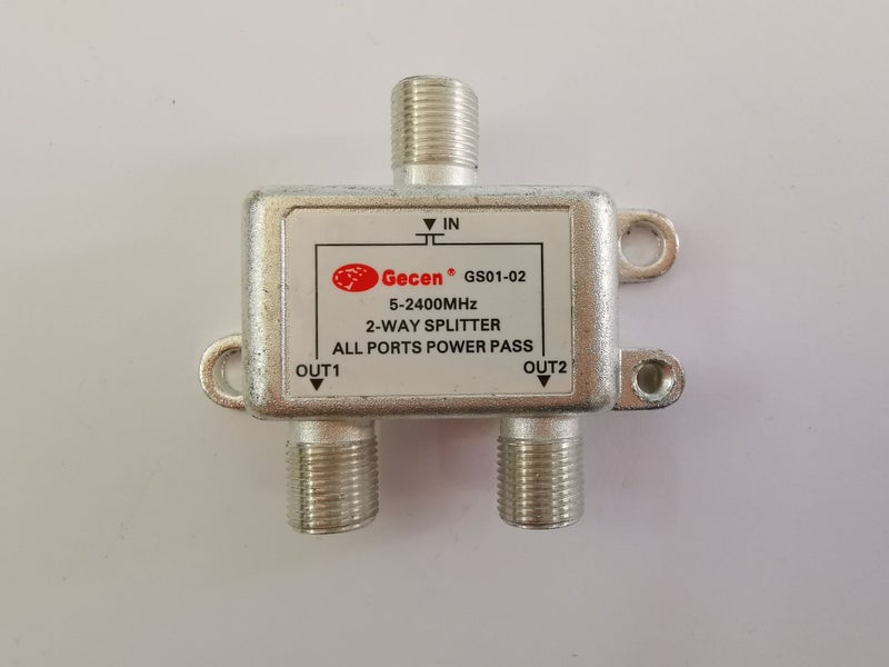 SPLITTER 2 WAY SAT/TV SPLITTER GS01-02 Carousel 1