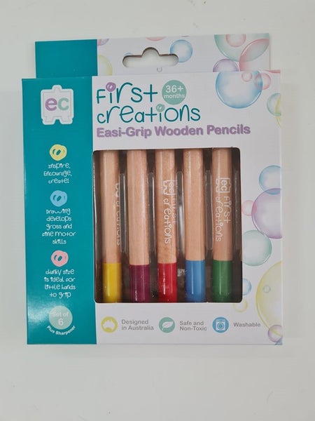 Easi-Grip Wooden Pencils First Creations Carousel 1