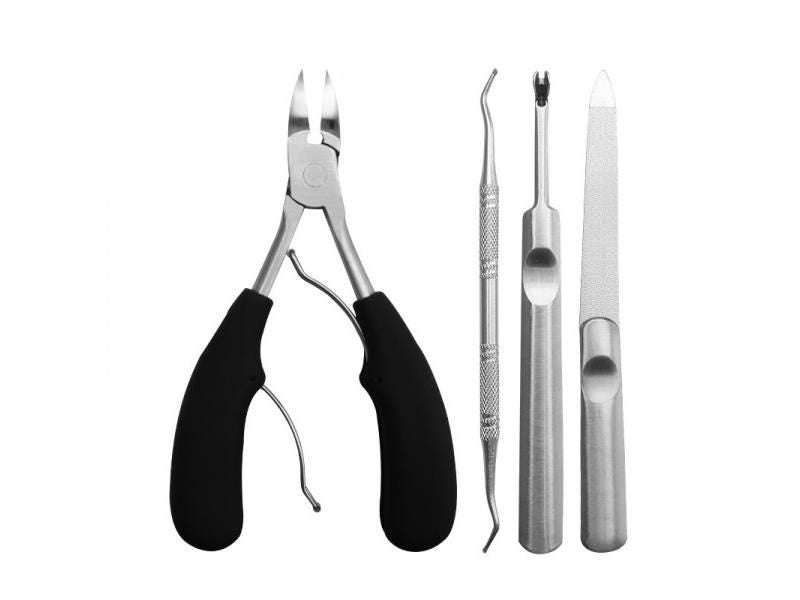 Hot Nail Clipper Set Stainless Steel Toenail Clippers Thick Ingrown Toe Nail Carousel 2