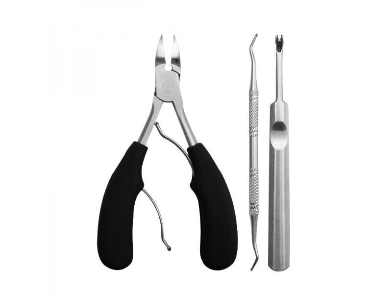 Hot Nail Clipper Set Stainless Steel Toenail Clippers Thick Ingrown Toe Nail Carousel 1