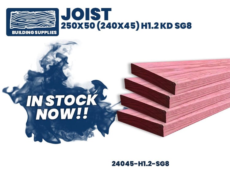 Joist 250x50 (240x45) H1.2 KD SG8 Framing 6M Carousel 1