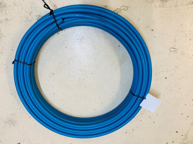 NZ Made - Main blue pipe 20mm (MDPE) x 25M Carousel 1