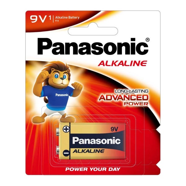 Panasonic 9V Battery Alkaline (1pk) Carousel 1