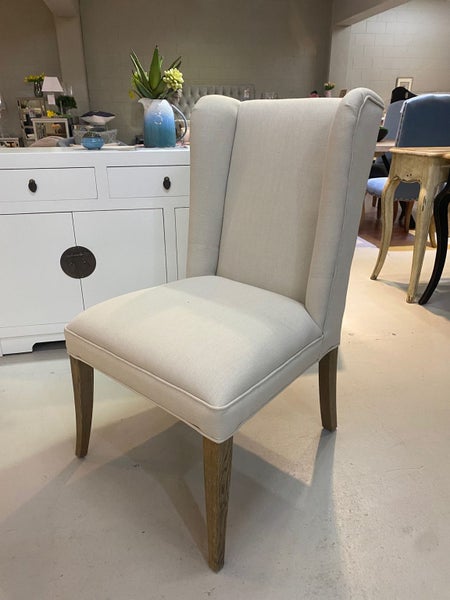 Rachael Wingback Dining Chair - Beige Linen *Last Floor Stock **55%Off** Carousel 2