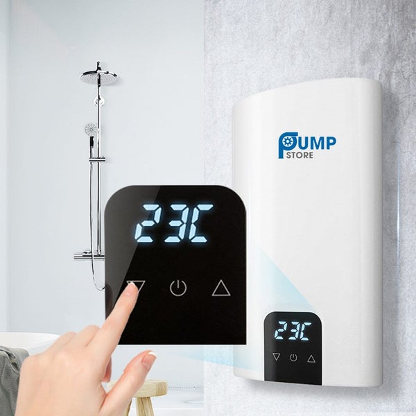 9000W 230V Instant Electric Hot Water Tankless Shower Household Carousel 2