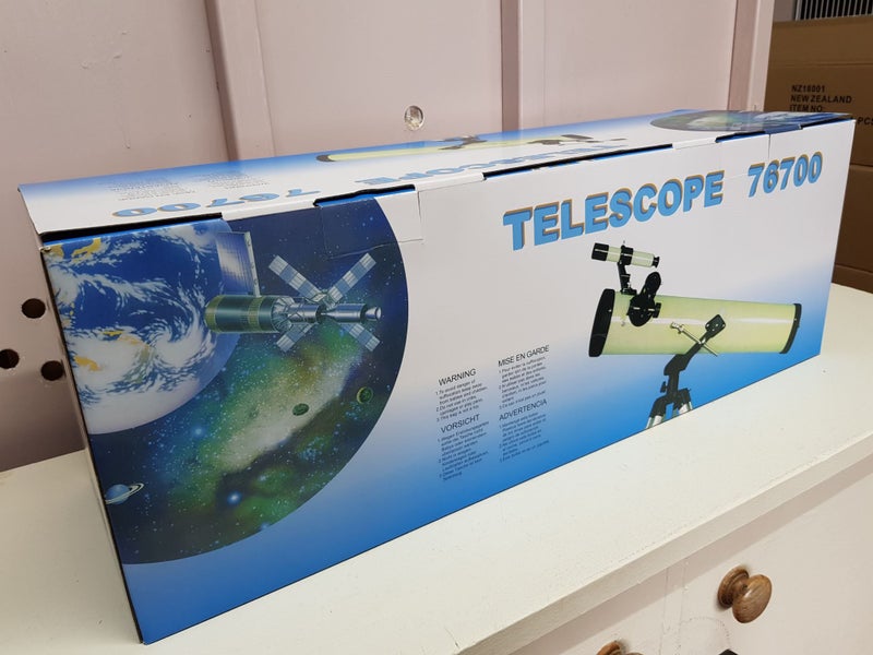 Reflector telescope F700x76 (max power 350x), Free Shipping within NZ, From NZ Carousel 2