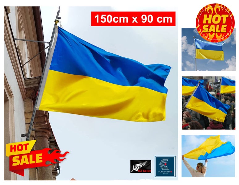 Brand New Ukraine Flag Ukrainian flag *Clearance* Carousel 1
