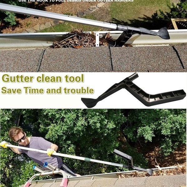 Roof Gutter Cleaning Tool / Roof Drain Gutter Cleaner / Roof Gutter Unblocking Carousel 1