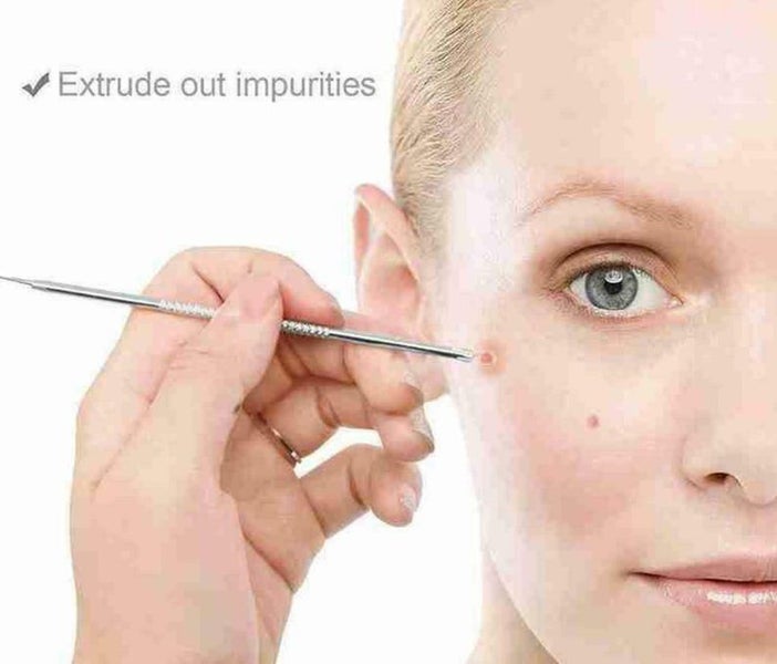 Blackhead Acne Pimple Remover Tool Kit Spot Comedone Extractor 4PCS Carousel 2