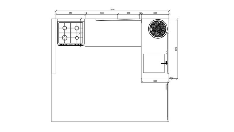 Small, functional kitchen Carousel 2