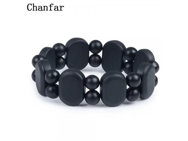 Quality Natural Black Bian Stone Bracelets Carve Black Bianshi Bracelets Carousel 2