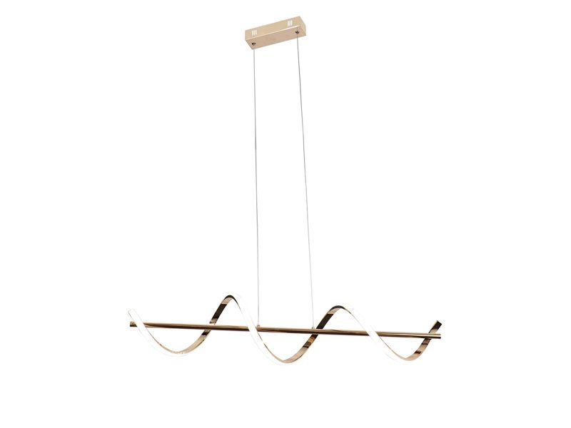 P223-Gold Color-1.2M LED Pendant Light,Two Colors Carousel 2
