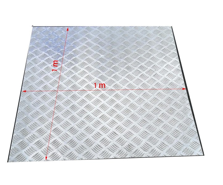 Aluminium checker plate /Aluminium Treadplate 1000 mm x 1000 mm Carousel 1
