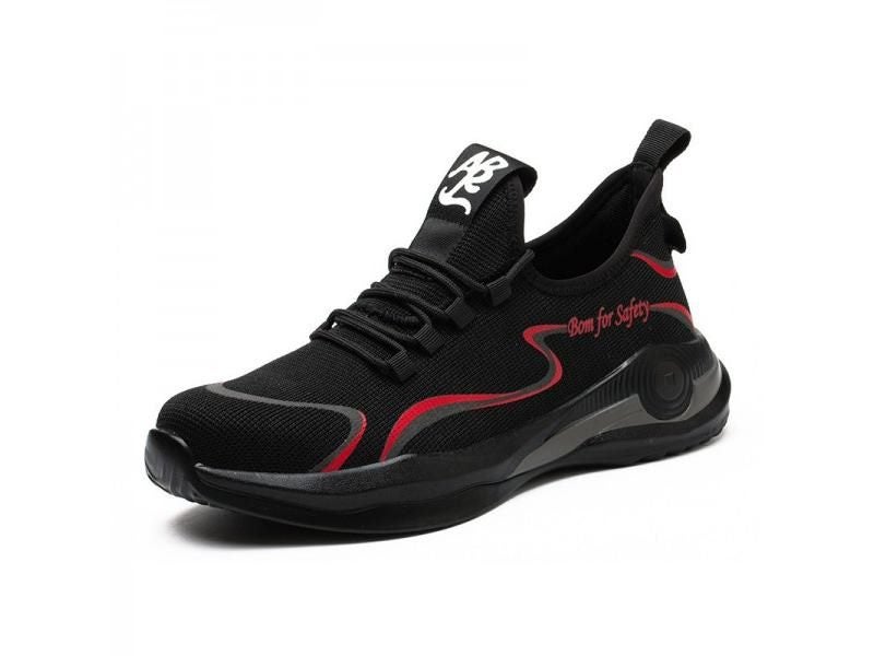 New Lightweight Breathable Men Safety Shoes Steel Toe Work Shoes For Men Carousel 1