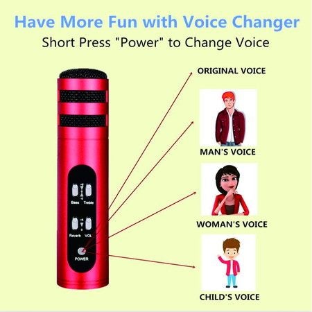 Stereo Studio Mic KTV Karaoke Mini For Smart Phone Laptop PC Desktop Handheld Carousel 6