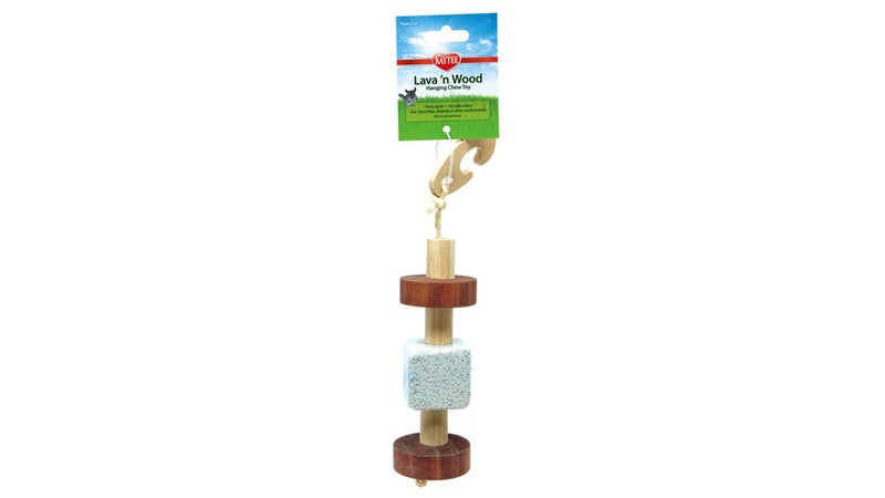 Kaytee Natural Lava & Wood Hanging Toy Carousel 1