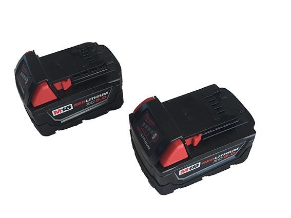 Milwaukee 5.0ah Battery Li-Ion XC 48-11-1850 M18 -2 Pack Carousel 1