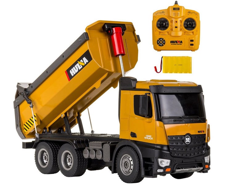 Hui Na 1573 1/14 Die-cast Remote control Dump Truck Carousel 2