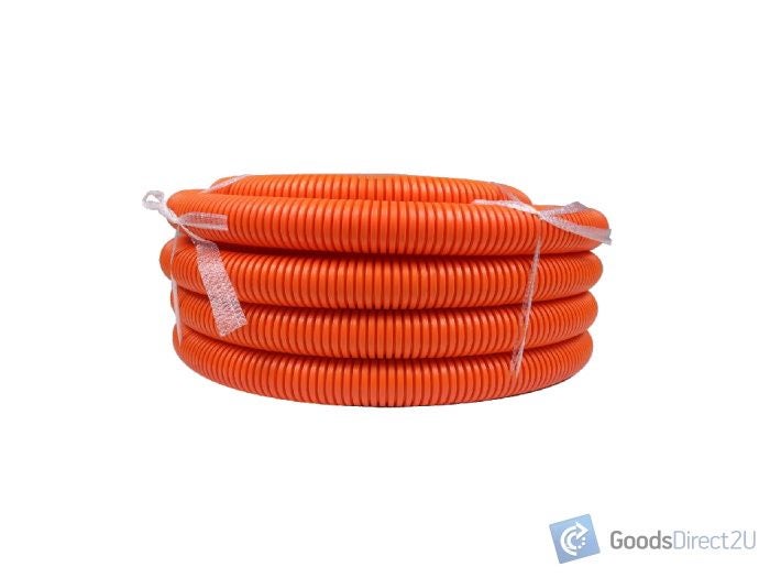 Conduit, Corrugated Flexible - Heavy Duty - 25mm x 50M (Orange) Carousel 1