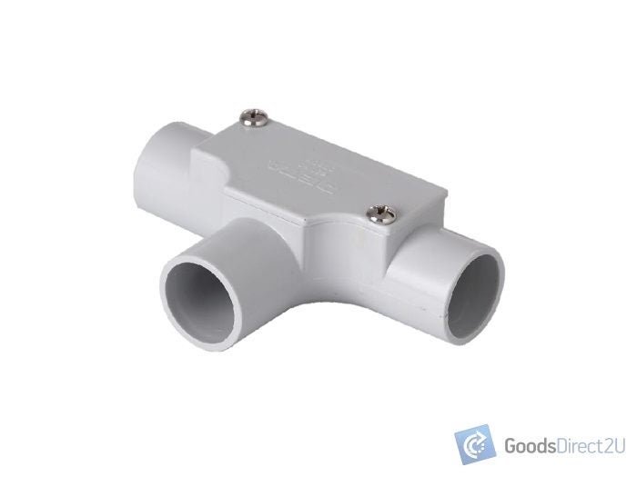 Conduit Inspection Tee - 25mm (Grey) - JAJ Carousel 1