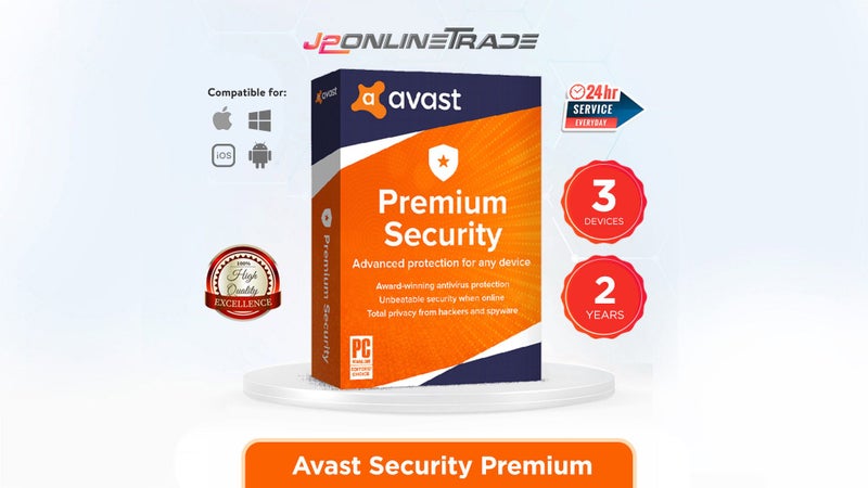 Avast Premium Security Antivirus - 3 Device 2 Year Carousel 1