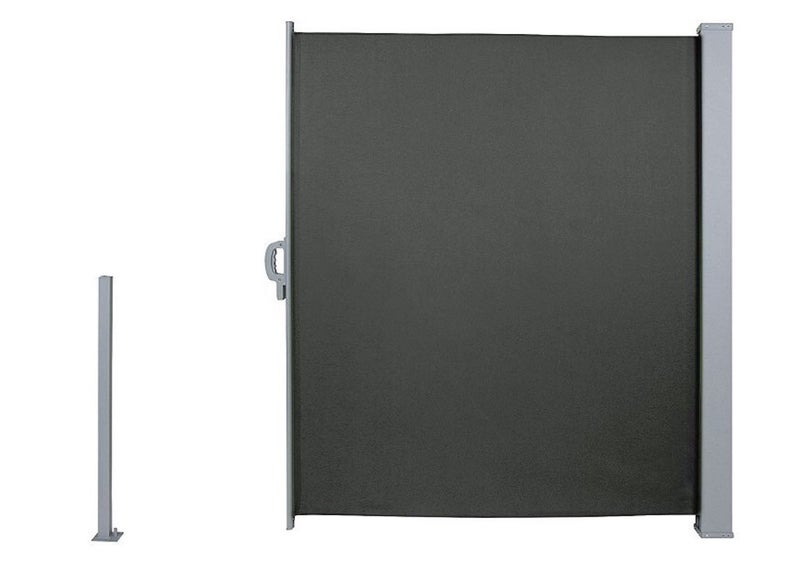 RETRACTABLE AWNING 2m(H) x 3.0m(L) Dark Grey or Black Carousel 7