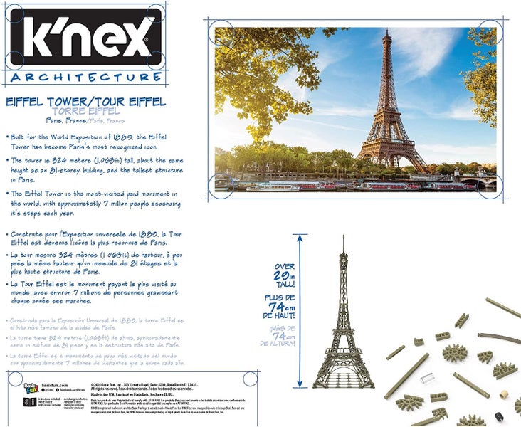 K'NEX: Architecture - Eiffel Tower Carousel 5