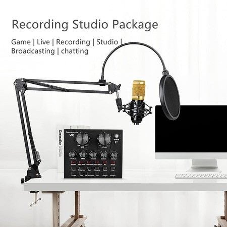 Podcast Microphone Bundle Livestream Mic Kit Carousel 1