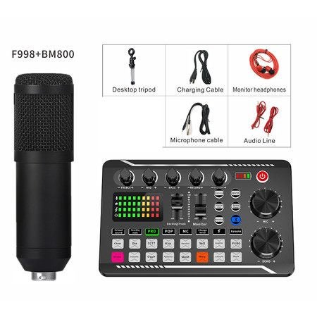 Podcast Microphone Bundle Sound Card 16 Sound Carousel 1