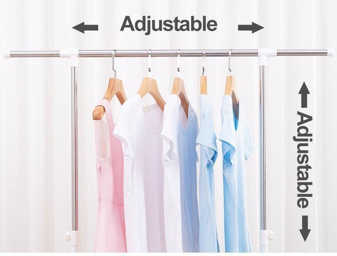 Adjustable Stainless Steel Clothes Rack 69-118cm Carousel 2
