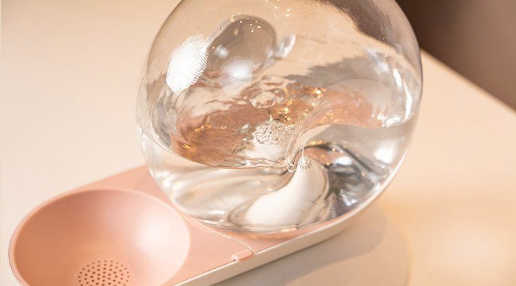 Pet Auto Water Feeder - Pink Carousel 2