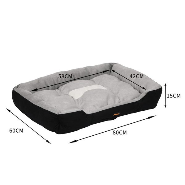 Pawz Pet Bed Dog Beds Mat Cushion Soft Pad Pads Mats M L XL XXL Black Carousel 2