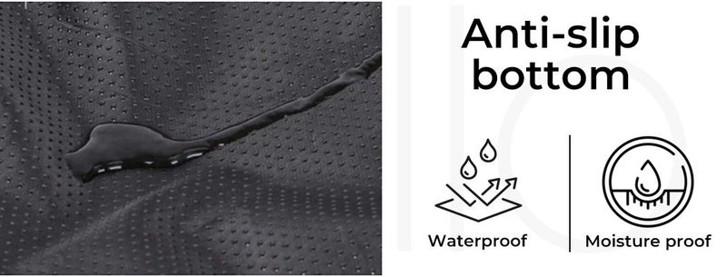 Pawz Pet Bed Dog Beds Bedding Mattress Mat Cushion Soft Pad Pads Mats XXL Black Carousel 9