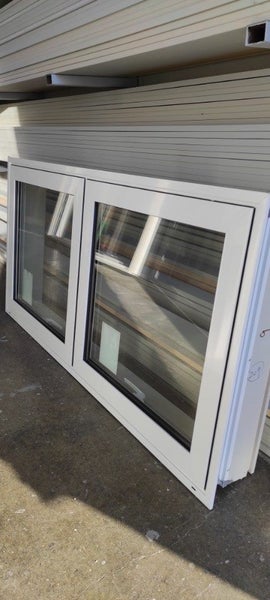 Brand New Aluminium Double Glazed Window - Arctic White Carousel 2