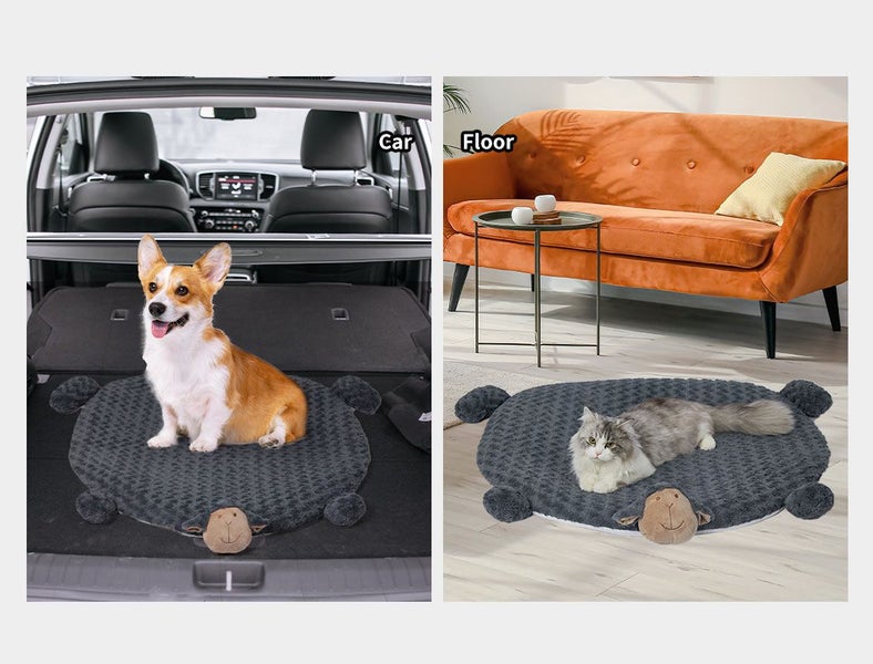 Pawz Pet Bed Cat Calming Beds Dog Squeaky Toys Cushion Puppy Kennel Mat Carousel 9