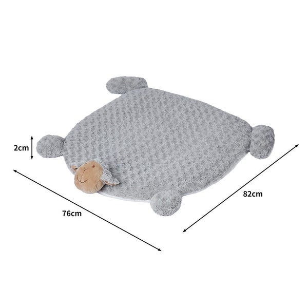 Pawz Pet Bed Calming Beds Squeaky Toys Cushion Puppy Kennel Mat S M L Grey Carousel 2
