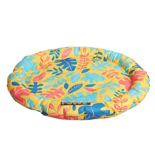 Pawz Pet Cooling Mat Dog Bed Cat Summer Self-cold Gel Maple leaves-Round M L Carousel 1