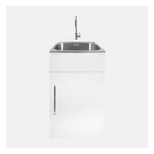 Robinhood Standard Sized Tub with Rear Console and S/S Gooseneck Tap ST3703 Carousel 1